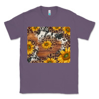 Lavender sunflowers cowhide leopard mousepad Classic Tee - Jasminsmagicworld