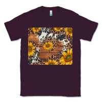Plum sunflowers cowhide leopard mousepad Classic Tee - Jasminsmagicworld