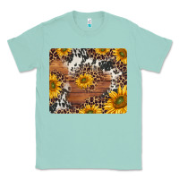 Sunflowers Cowhide Leopard Mousepad Classic Tee | Teevron