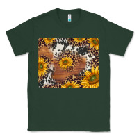 Sports Green sunflowers cowhide leopard mousepad Classic Tee - Jasminsmagicworld