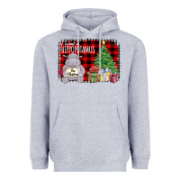 Heather Grey I Want Hippopotamus For Christmas Heavyweight Hoodie - Bettercallsaul