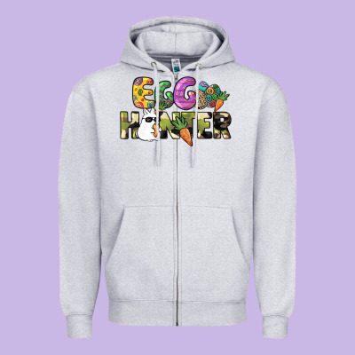 Egg Hunter Zipper Hoodie Designed By Nancycooperartshop