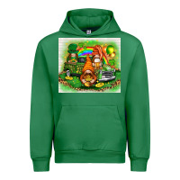 Emerald St. Patrick's Day gnomies with truck tumbler Urban Hoodie - HowdyJamesFarm