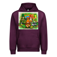 Mauve Wine St. Patrick's Day gnomies with truck tumbler Urban Hoodie - HowdyJamesFarm