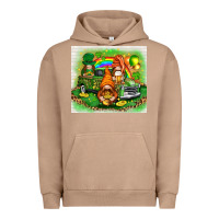 Pigment Burro St. Patrick's Day gnomies with truck tumbler Urban Hoodie - HowdyJamesFarm