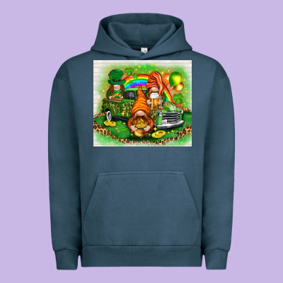 St. Patrick's Day Gnomies With Truck Tumbler Urban Hoodie Designed By Howdyjamesfarm