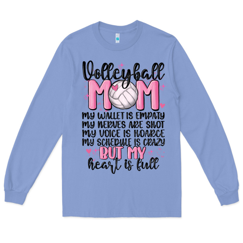 Volleyball Mom Long Sleeve Tee by MaliasSmallBusiness | Teevron