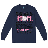 Navy volleyball mom Long Sleeve Tee - MaliasSmallBusiness