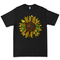 Black camouflage flitter sunflowers Premium Tee - RanaPortraitStore