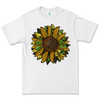 White camouflage flitter sunflowers Premium Tee - RanaPortraitStore