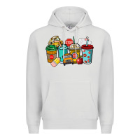 Dove Grey school bus driver coffee cups Premium Hoodie - NancyCooperArtShop