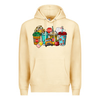 Pina Colada school bus driver coffee cups Premium Hoodie - NancyCooperArtShop