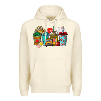 Sandshell school bus driver coffee cups Premium Hoodie - NancyCooperArtShop