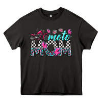Asphalt moto mom Heavy Core Tee - texasbilliewilder