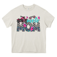 Cream moto mom Heavy Core Tee - texasbilliewilder