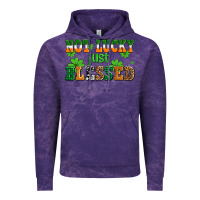 Cloud Purple not lucky just blessed Vintage Hoodie - AdoDesignShop