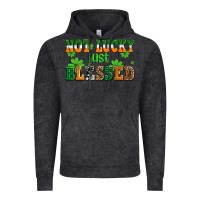 Vintage Black not lucky just blessed Vintage Hoodie - AdoDesignShop