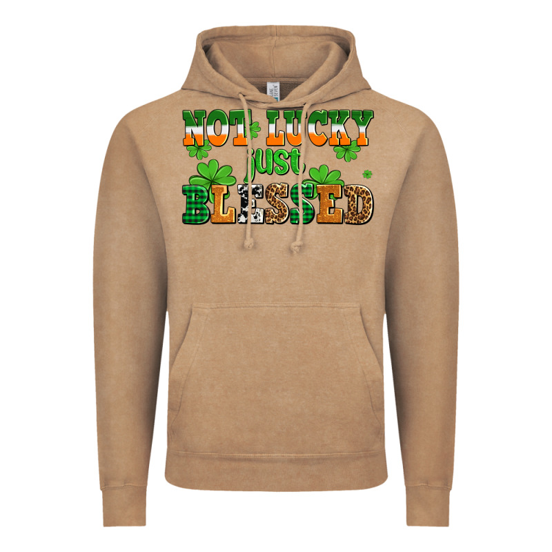 Not Lucky Just Blessed Vintage Hoodie by AdoDesignShop | Teevron
