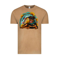Vintage Camel Rottweiler  rainbow Vintage Tee - Artiststas