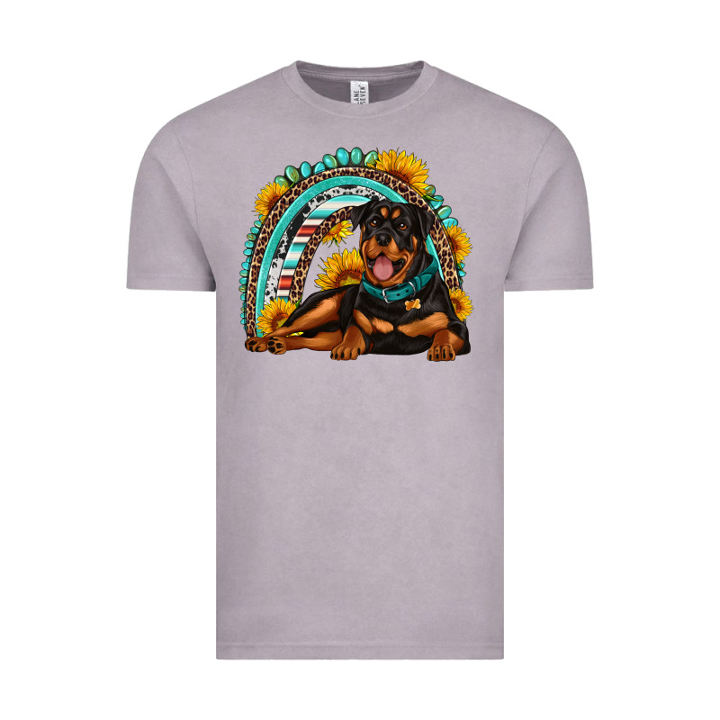 Rottweiler  Rainbow Vintage Tee by Artiststas | Teevron