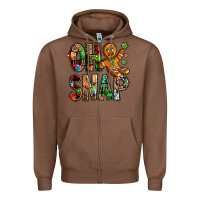 Chestnut Oh snap Christmas Zipper Hoodie - NancyCooperArtShop