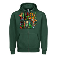 Sports Green Oh snap Christmas Zipper Hoodie - NancyCooperArtShop