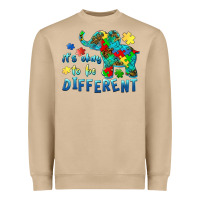 It's Okay To Be Different Elephant Autism Awareness Heavyweight Sweatshirt | Teevron