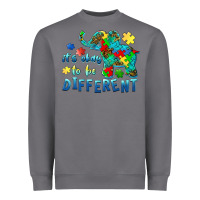 Storm it's okay to be different elephant autism awareness Heavyweight Sweatshirt - BarkalooDesign