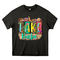 Asphalt lake babe Heavy Core Tee - Zillion Design Studio