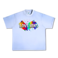 Grape Ice love wins pride lgbtq Urban Heavy Tee - AdoDesignShop