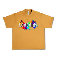 Peanut Butter love wins pride lgbtq Urban Heavy Tee - AdoDesignShop