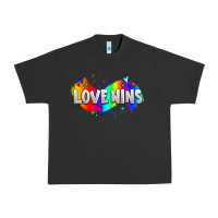Pigment Black love wins pride lgbtq Urban Heavy Tee - AdoDesignShop