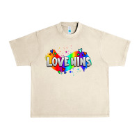 Sandshell love wins pride lgbtq Urban Heavy Tee - AdoDesignShop