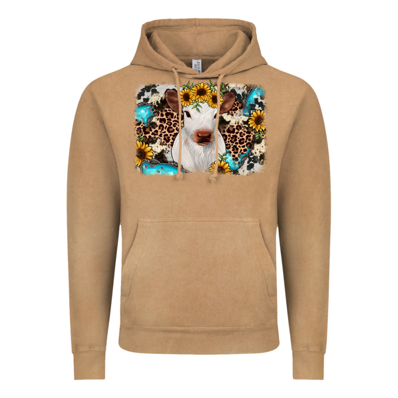 Cowhide Leopard Calf Vintage Hoodie by JahusDesignShop | Teevron