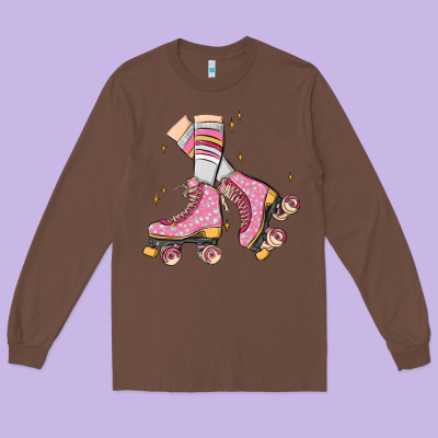 Skate Long Sleeve Tee Designed By Maliassmallbusiness