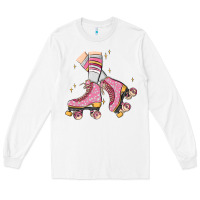 White skate Long Sleeve Tee - MaliasSmallBusiness