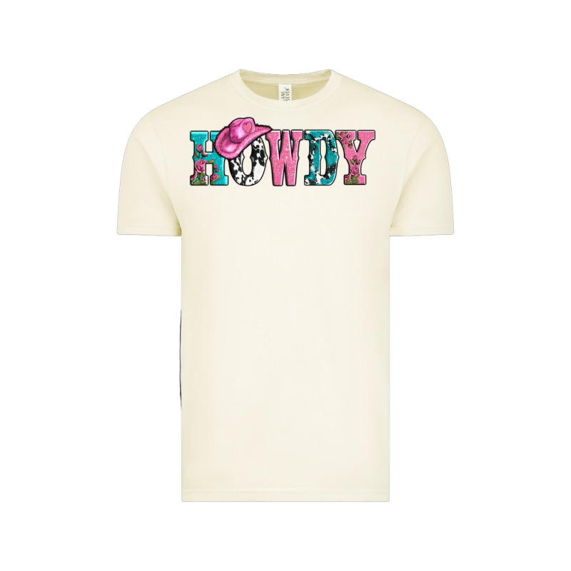 Valentines Day Howdy And Heart Gift Vintage Tee by AdoDesignShop | Teevron