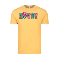 Vintage Mustard valentines day howdy and heart gift Vintage Tee - AdoDesignShop