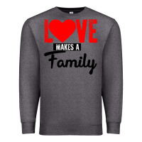 Charcoal Heather family love Premium Sweatshirt - Bettercallsaul
