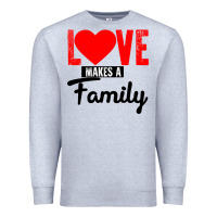 Heather Grey family love Premium Sweatshirt - Bettercallsaul