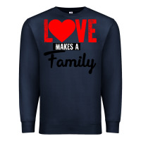 Navy family love Premium Sweatshirt - Bettercallsaul