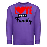 Purple family love Premium Sweatshirt - Bettercallsaul