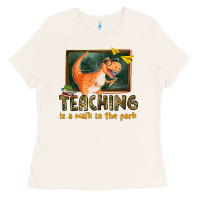 Bone teaching is a walk in the park Ladies Tee - texasbilliewilder