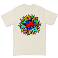 Bone autism sunflower Premium Tee - Zillion Design Studio