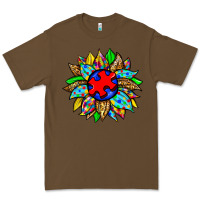 Cacao autism sunflower Premium Tee - Zillion Design Studio