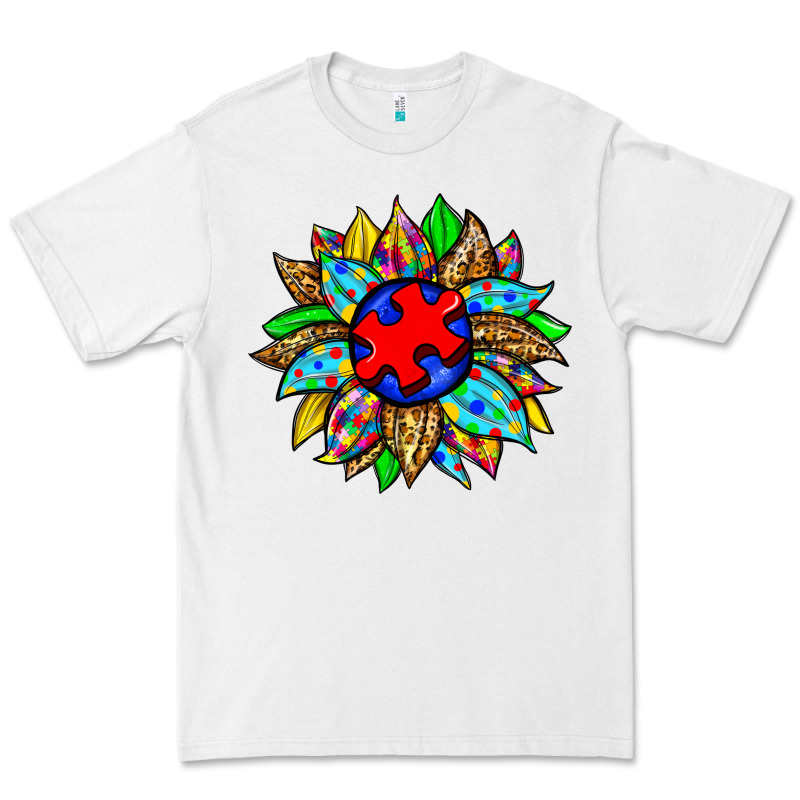 Autism Sunflower Premium Tee by Zillion Design Studio | Teevron