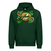 Forest Green St. Patrick's Day lips Urban Hoodie - CowGirlArtShop