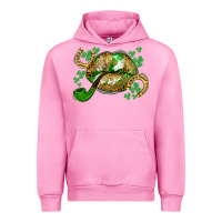 Fuchsia Pink St. Patrick's Day lips Urban Hoodie - CowGirlArtShop