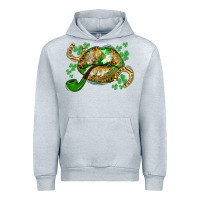 Heather Grey St. Patrick's Day lips Urban Hoodie - CowGirlArtShop