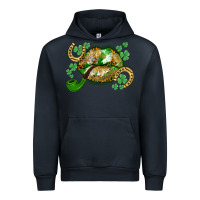 Navy St. Patrick's Day lips Urban Hoodie - CowGirlArtShop
